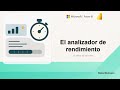 Power BI | El analizador de rendimiento