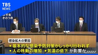 「放置すればさらに急速な感染拡大の可能性」厚労省専門家組織