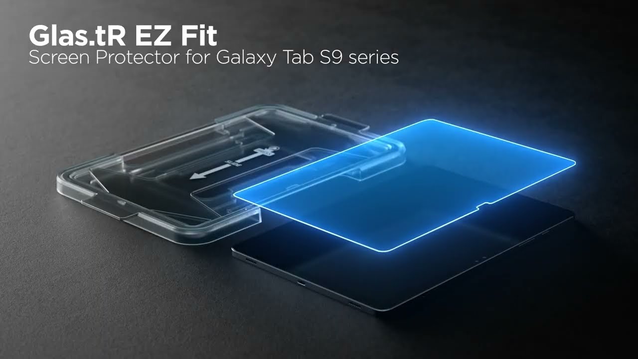 Hassle-free Screen Guard Application Set for Galaxy Tab S9 Range 