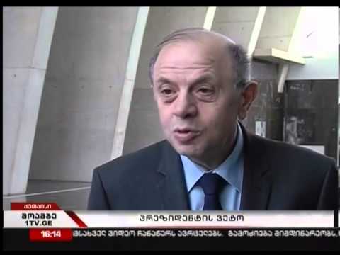 ბერძენიშვილი და მინაშვილი პრეზიდენტის მიერ დადებულ ვეტოს შეფასებას უკეთებენ