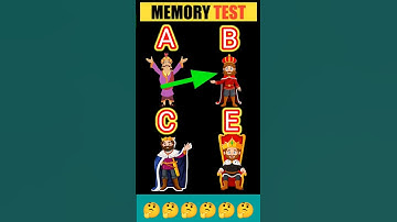 Memory Test || Riddles And Puzzles For Iq Test || part 1 #shorts #quiztime #trending