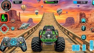 🚨Monster Truck Mega Ramp Extreme Racing Mega Ramp Extreme stunts 💥 Insane Crash Stunts screenshot 4