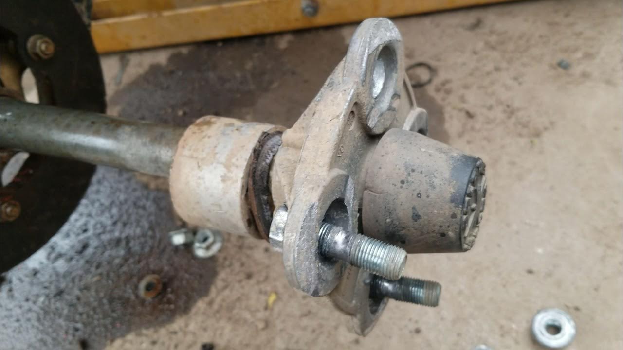 Polaris Scrambler Rear Axle Seized Nut?!?!? Solution! YouTube