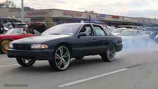 WhipAddict: LT4 Swapped 96' Chevy Impala SS on Brushed Big Lip 26s!! Supercharged Smash Out