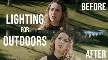 How to Light Outdoor Daylight (With No Lights) | Cinematic Lighting
