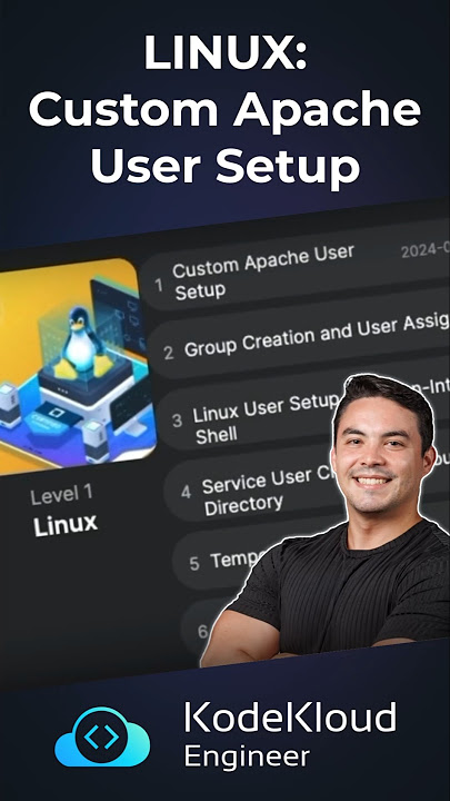 Linux - Custom Apache User Setup | Linux Series | KodeKloud Engineer