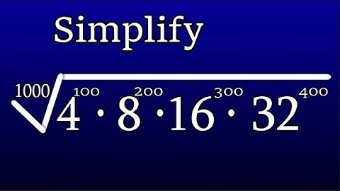 Simplifying Radicals Step by Step | How to Simplify RADICAL and Higher Roots EXPRESSION