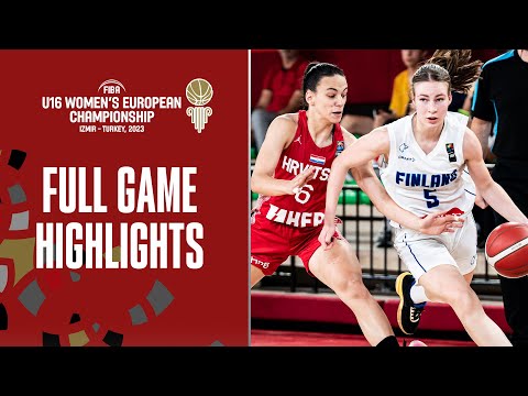 Finland 🇫🇮 v Croatia 🇭🇷 | Quarter-Finals Highlights | FIBA U16 Women's European Championship 2023