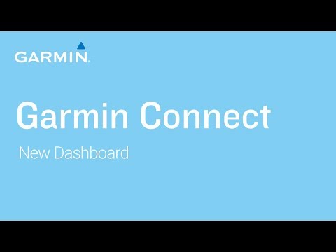 Tutorial Garmin Connect: New Dashboard -