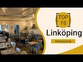 Top 10 best restaurants to visit in linkping  sweden  english