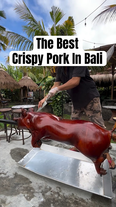 The Best Crispy Pork in Bali - Babi Guling