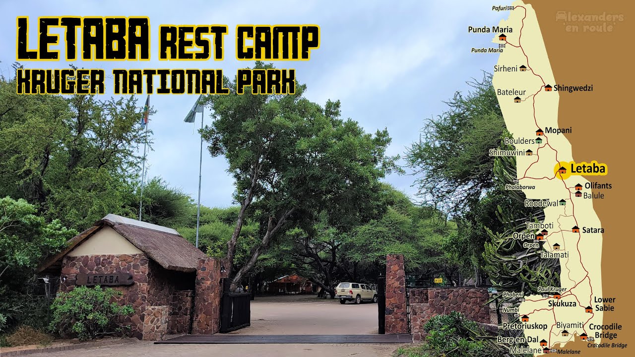 Kruger National Park: Letaba Rest Camp - YouTube