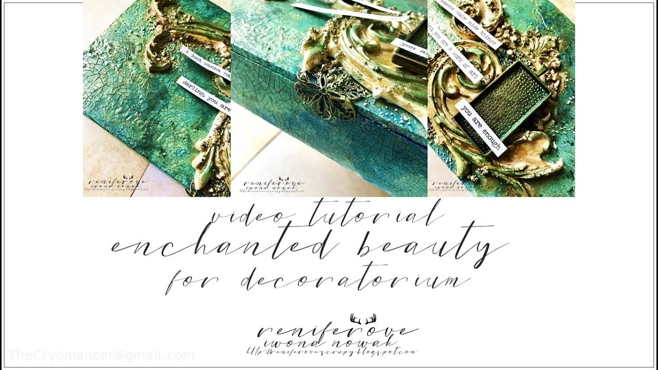 Mixed Media Box Video Tutorial by Reniferove - YouTube