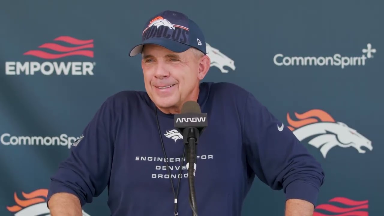 Sean Payton on Bo Nix Availability vs  Vikings, Quick Cut of S Taylor Rapp