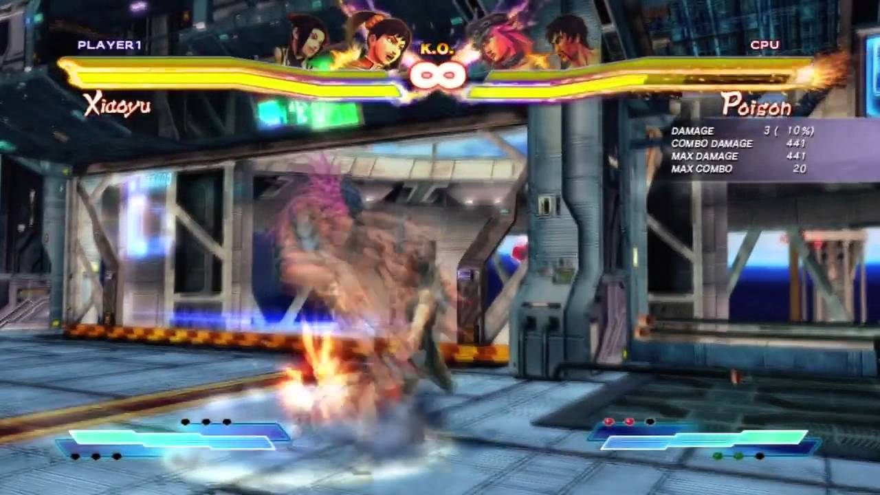 Street Fighter X Tekken Juri Combos