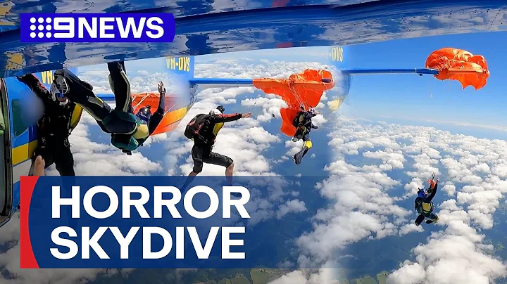 Split-second decision saves skydiver's life | 9 News Australia
