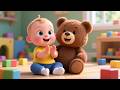 Baby Hugs The Teddy 🧸💖 | Cute Love &amp; Comfort Song for Kids | Nursery Rhymes &amp; Kids Songs
