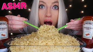 ASMR Noodle Eating Sounds  Spaghetti (CHILI SAUCE, SPICY FIRE NOODLES, MUKBANG 먹방) Pasta Tomato