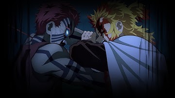 First Attempt at an edit Demon Slayer over for you Rengoku Vs Azaka