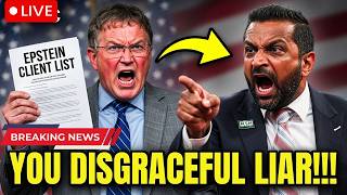 Thomas Massie CONFRONTS Kash Patel Over 20 Epstein Names — Things Got Awkward One minute of silence