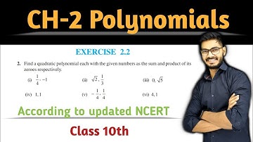 Class 10th, Questions 2 of Ex 2.2, Polynomials, Revised NCERT, CBSE, By Rajeev Kumar