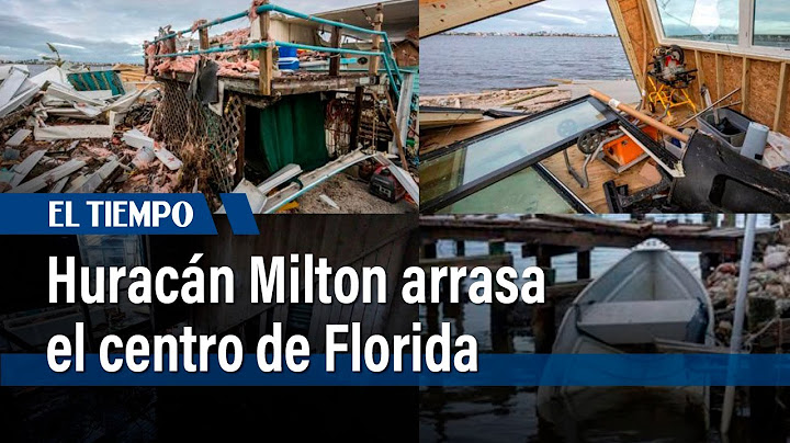 Huracán Milton arrasa el centro de Florida y provoca al menos una decena de muertos | El Tiempo