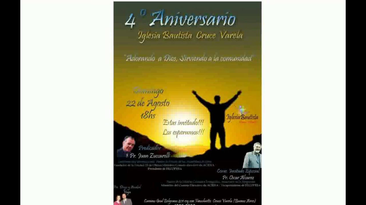 Aniversario De Iglesia Youtube