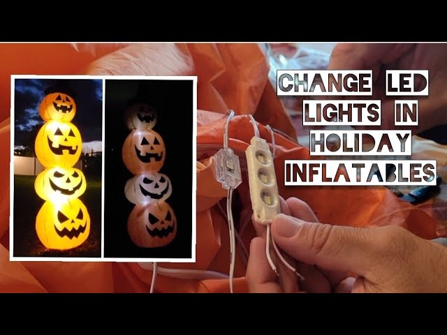How To Replace Led Light In Inflatable