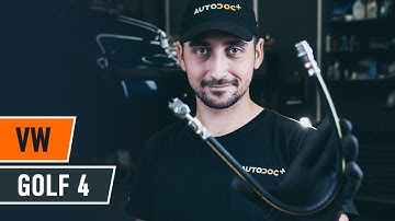 How to change front brake hose on VW GOLF 4 [TUTORIAL AUTODOC]
