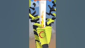 StackBall Level 136 ASMR Satisfying Gameplay #asmrgame #asmrsounds #satisfyingames #shorts