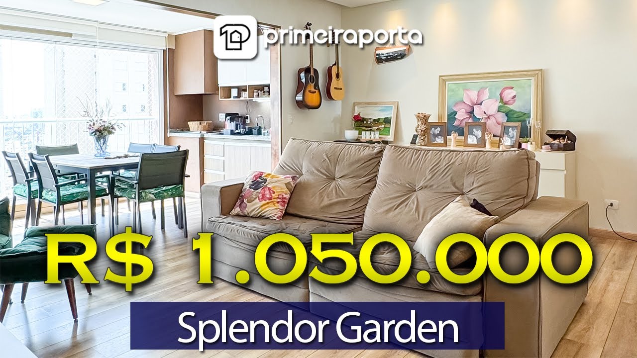 Apartamento no Splendor Garden, Condomínio Clube com 100m, 3 Quartos e ...