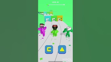 blob shifter run 3d level - 52 with troll face😈 #youtubeshorts #shorts #shortsfeed #gaming #trending