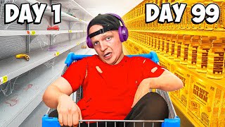 I Survived 100 Days In My Grocery Store
