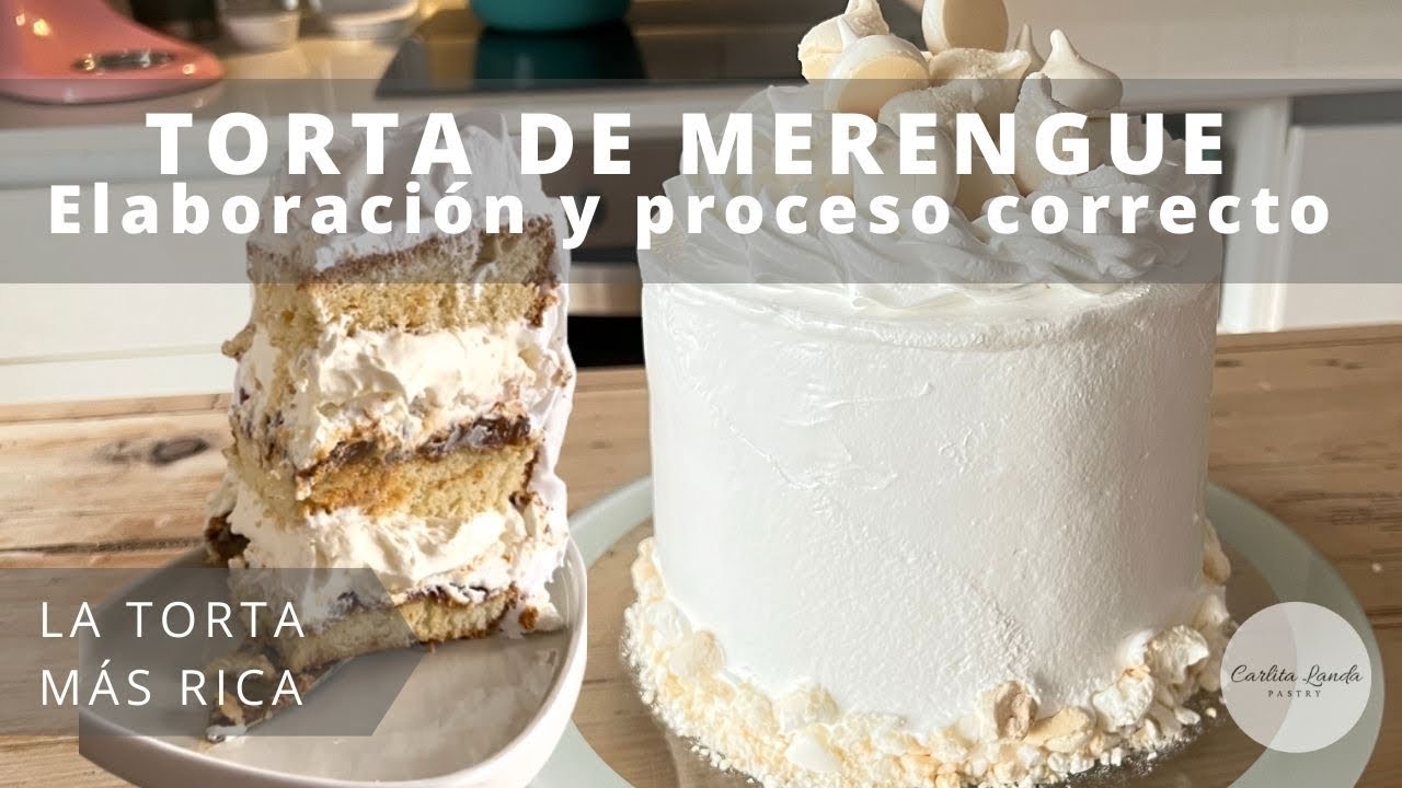 MERINGUE CAKE | elaboration and correct process | 3 day technique - YouTube