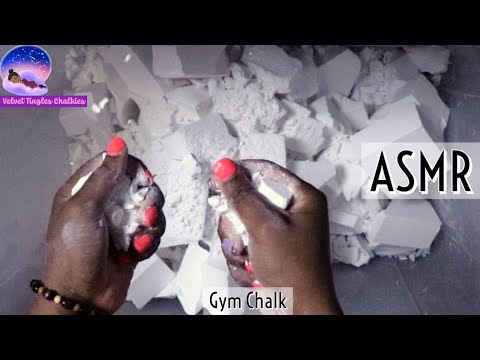 ASMR 90 Block crumble| #Roadto100plainjaneblockcrumble| [ASMR Gym Chalk]