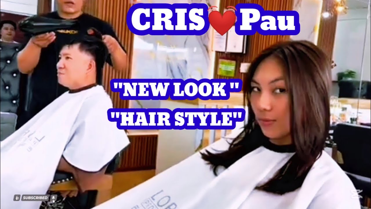 Cris❤pau new look hair Style ..!!  