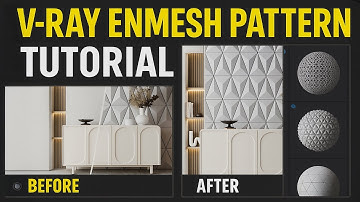 V-Ray 6 and 7  Enmesh Pattern Tutorial | 3ds Max | Chaos Cosmos Free Assets | kaboomtechx