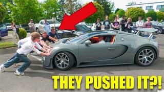 MODIFIED Cars Leaving Nürburgring Tankstelle - €3M Bugatti Breaks Down!