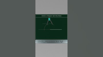Construct a 135 Degree Angle Using Compass #shorts #geometry