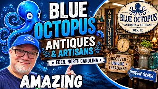 Blue Octopus Antique Mall Tour | A Must-Visit Antique Destination in North Carolina