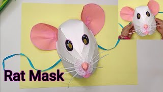 how to make a rat mask | mouse mask making | rat costume | rat craft | mouse mask | animal mask