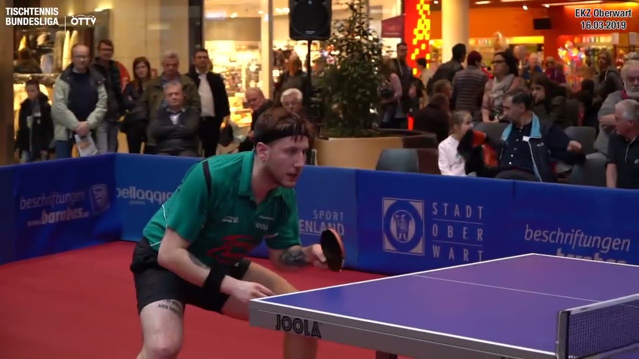 RE-Upload / Tischtennis Bundesliga im Einkaufszentrum EKZ Oberwart & max center Wels