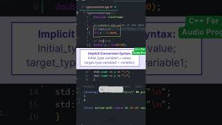 C++ Type Conversion in 30 Sec