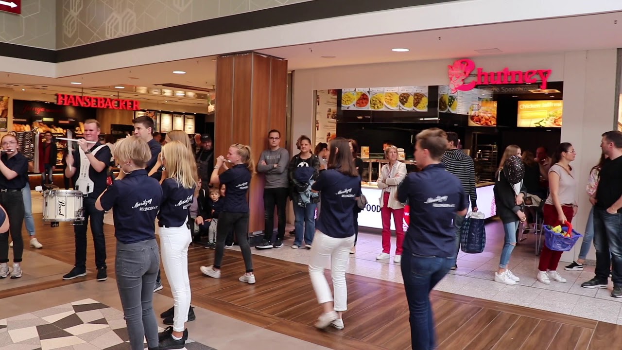 Musikzug Rellingen e.V. Flashmob im Heroldcenter Norderstedt am 14.09.2019