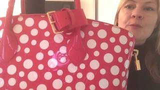 Louis Vuitton Lockit Monogram Vernis Yayoi Kusama Infinity Dots. MM