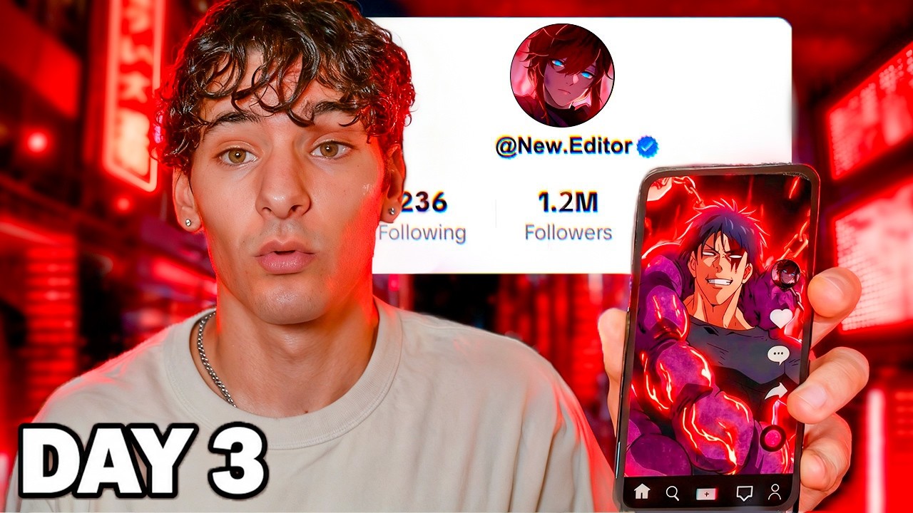 I Went Viral on TikTok in 7 Days (Anime Edits)
