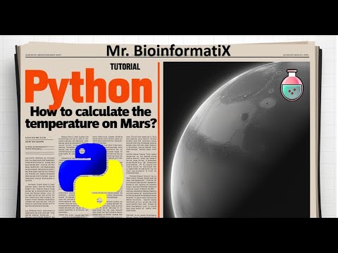 PYTHON TUTORIAL: HOW TO CALCULATE TEMPERATURE ON MARS? | Python for Beginners