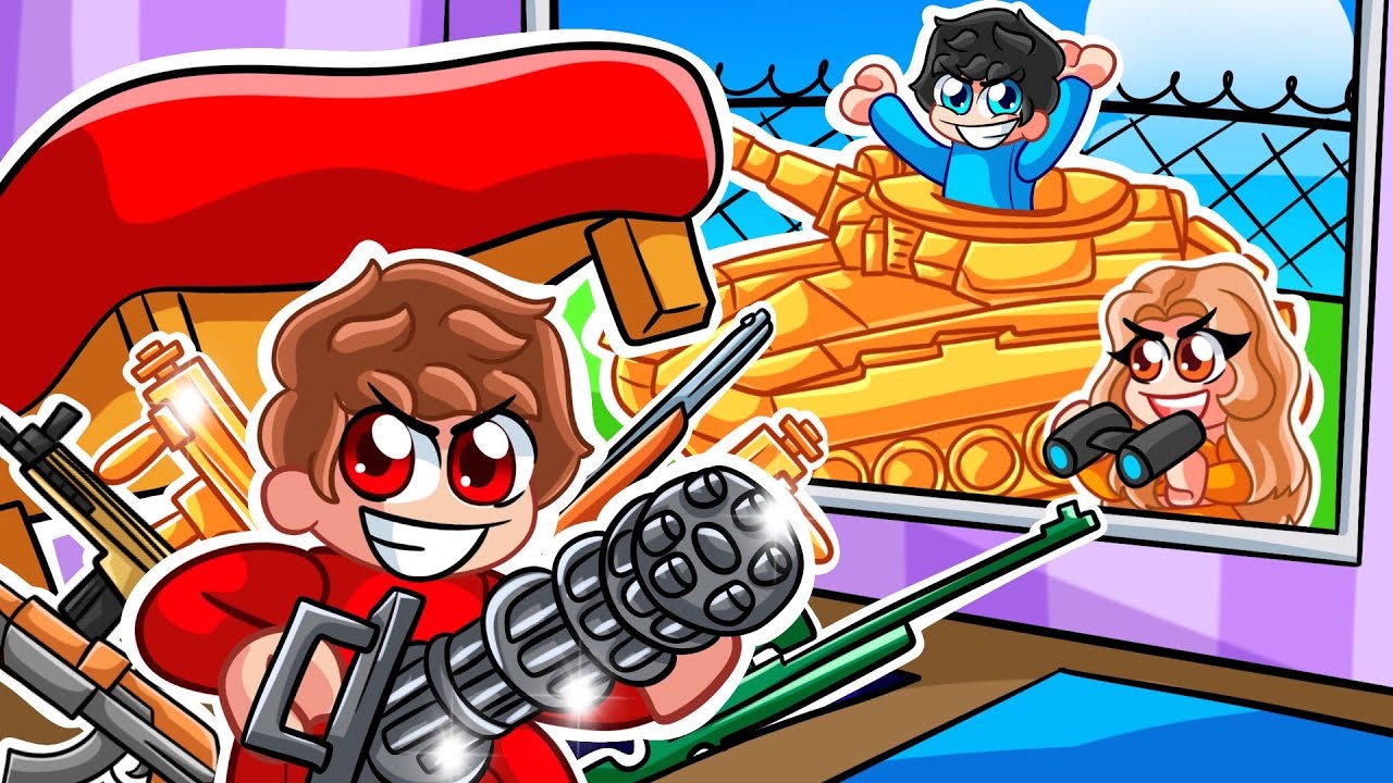 Gasté $954,456 en el BUNKER MILITAR más SECRETO en Roblox!