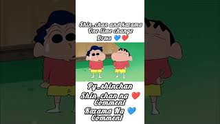 😍shin chan and kazama same dress photo #million #views #py shinchan #trending #