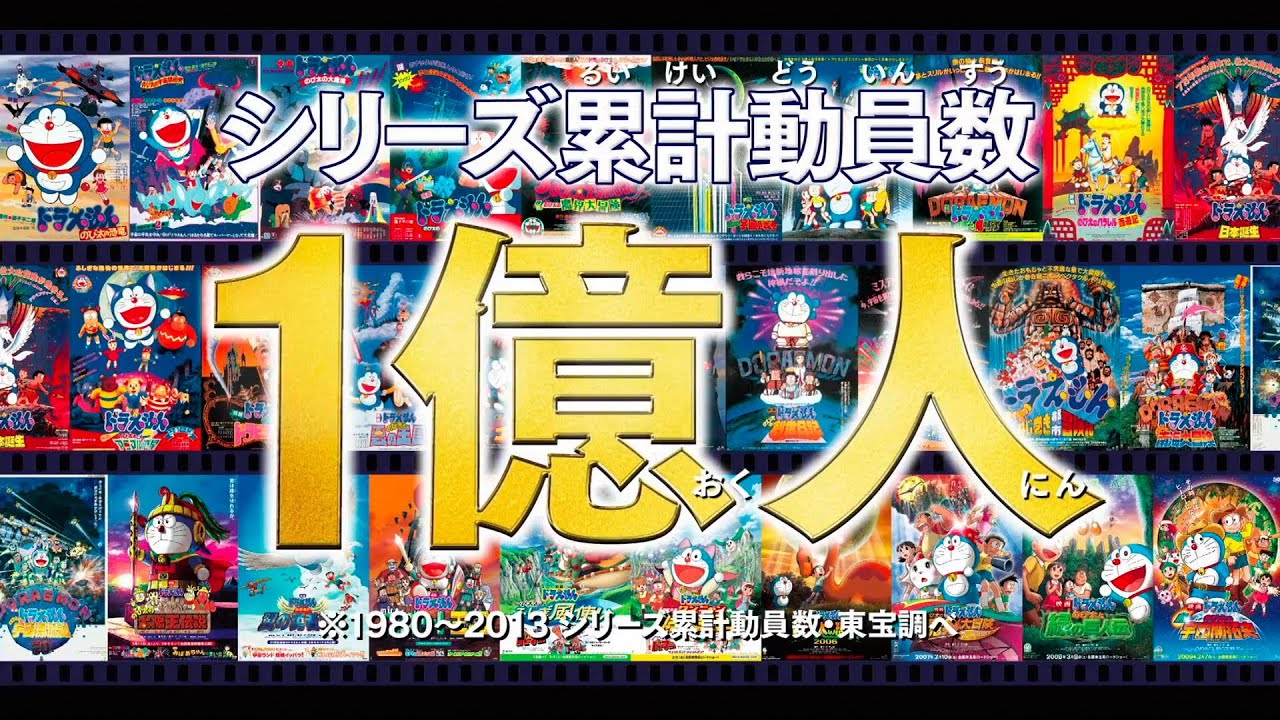 映画ドラえもん シリーズ累計動員数１億人突破記念 スペシャル動画 Youtube